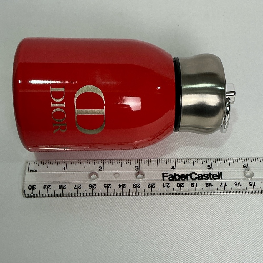 Dior Red Stainless Steel Mini Bottle Tumbler - Picture 6 of 6